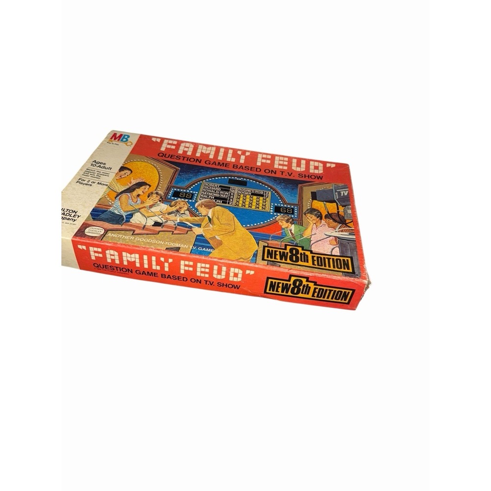 Vintage Family Feud 8th Edition Board Game Released By Milton Bradley In 1985